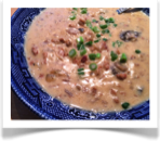 Sausage Cream and Mushroom Soup