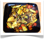 Honey Balsamic Squash and Tomatoes